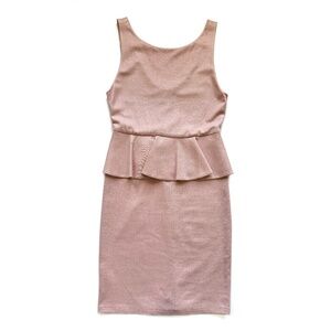 Alice + Olivia Pink Shimmer Cocktail Dress